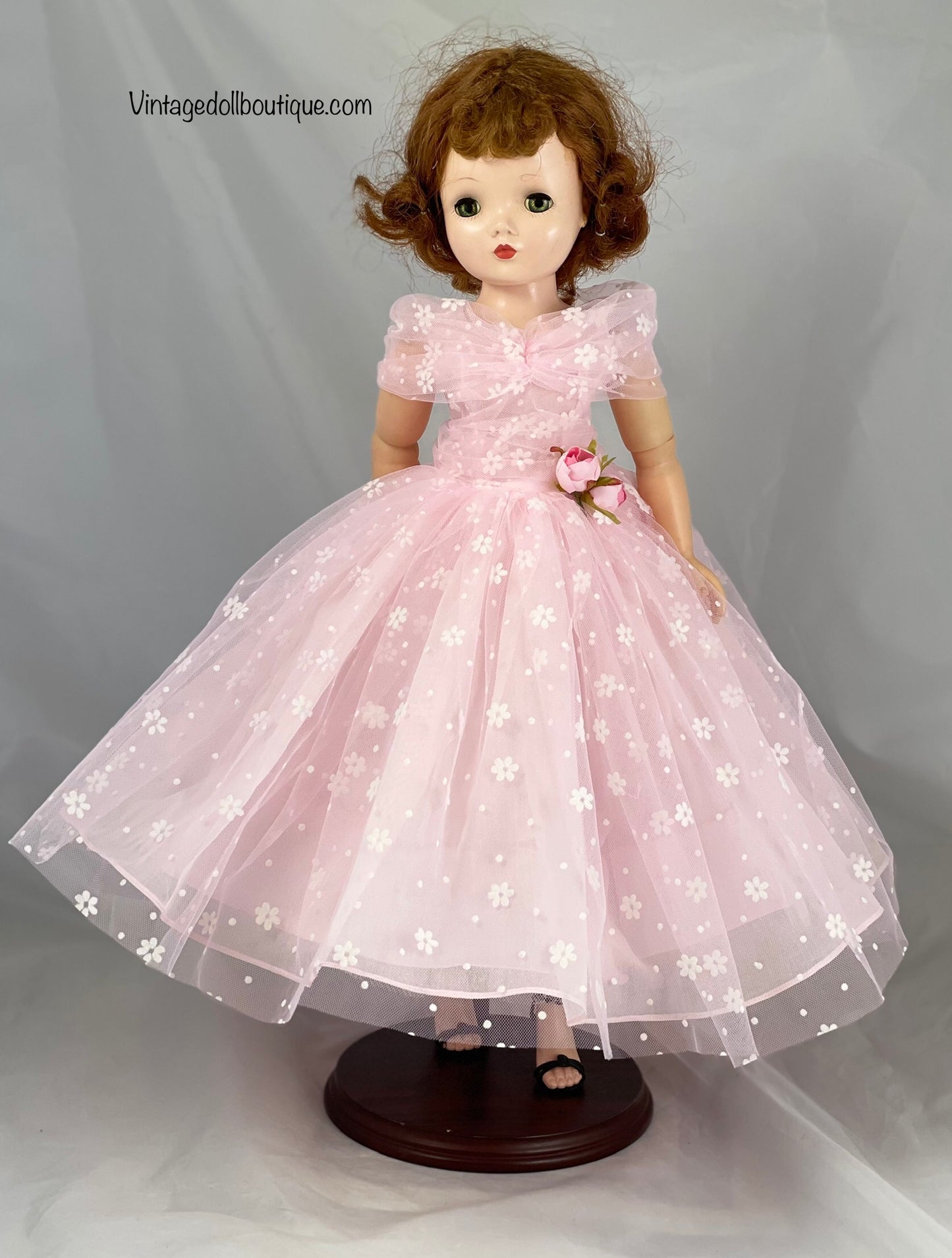 Tulle gown, petticoat, and panties for 21” Madame Alexander Cissy