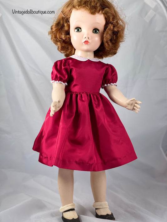 Taffeta Dress  for 24” Madame Alexander Binnie or Winnie doll