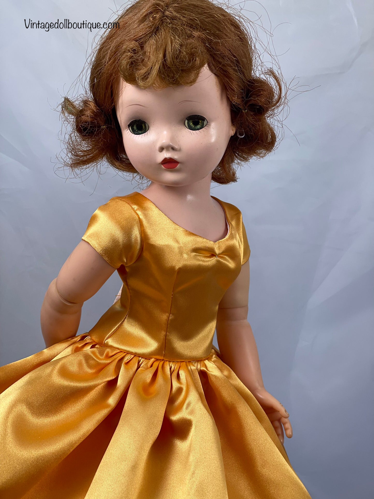 Satin dress for 21” Cissy