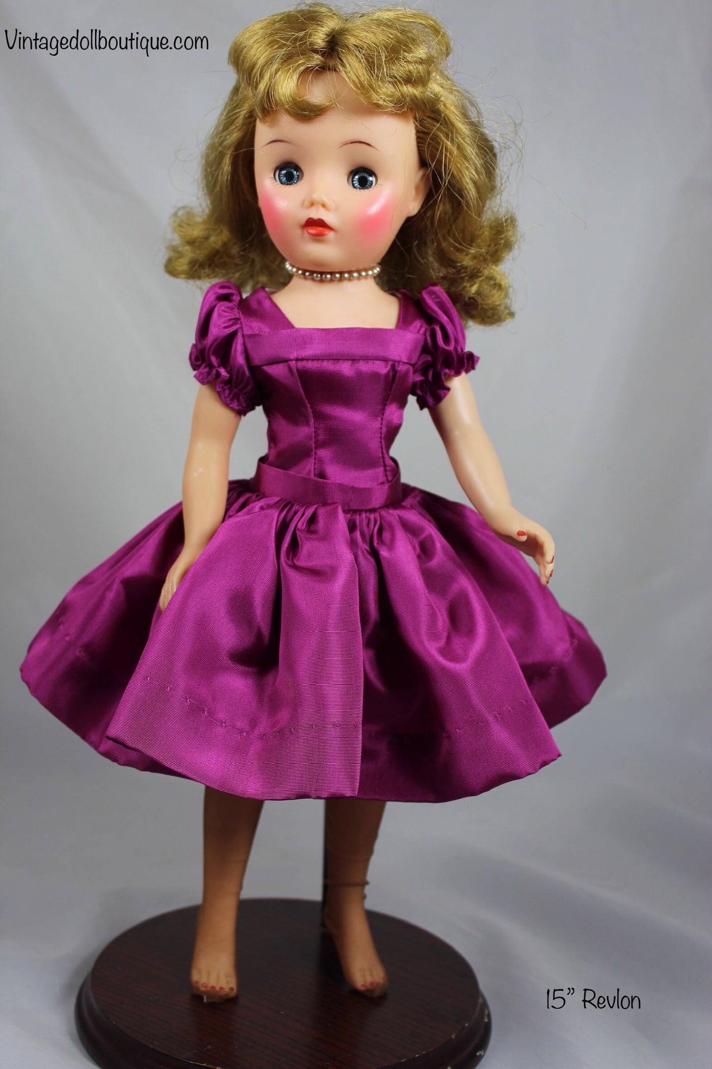 Taffeta Dress for 15” Miss Revlon