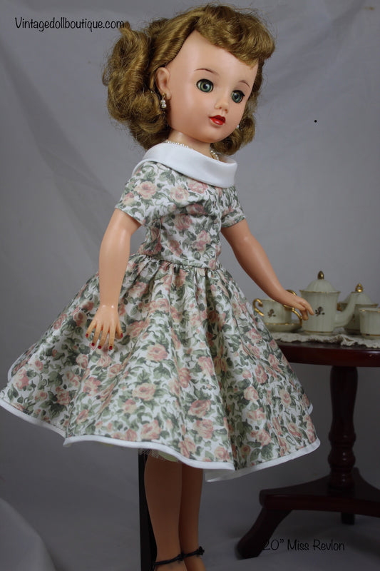 Floral Dress for 20” Miss Revlon