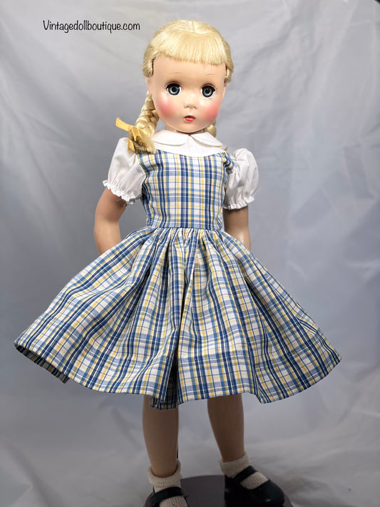 Taffeta dress for 20” Madame Alexander Doll