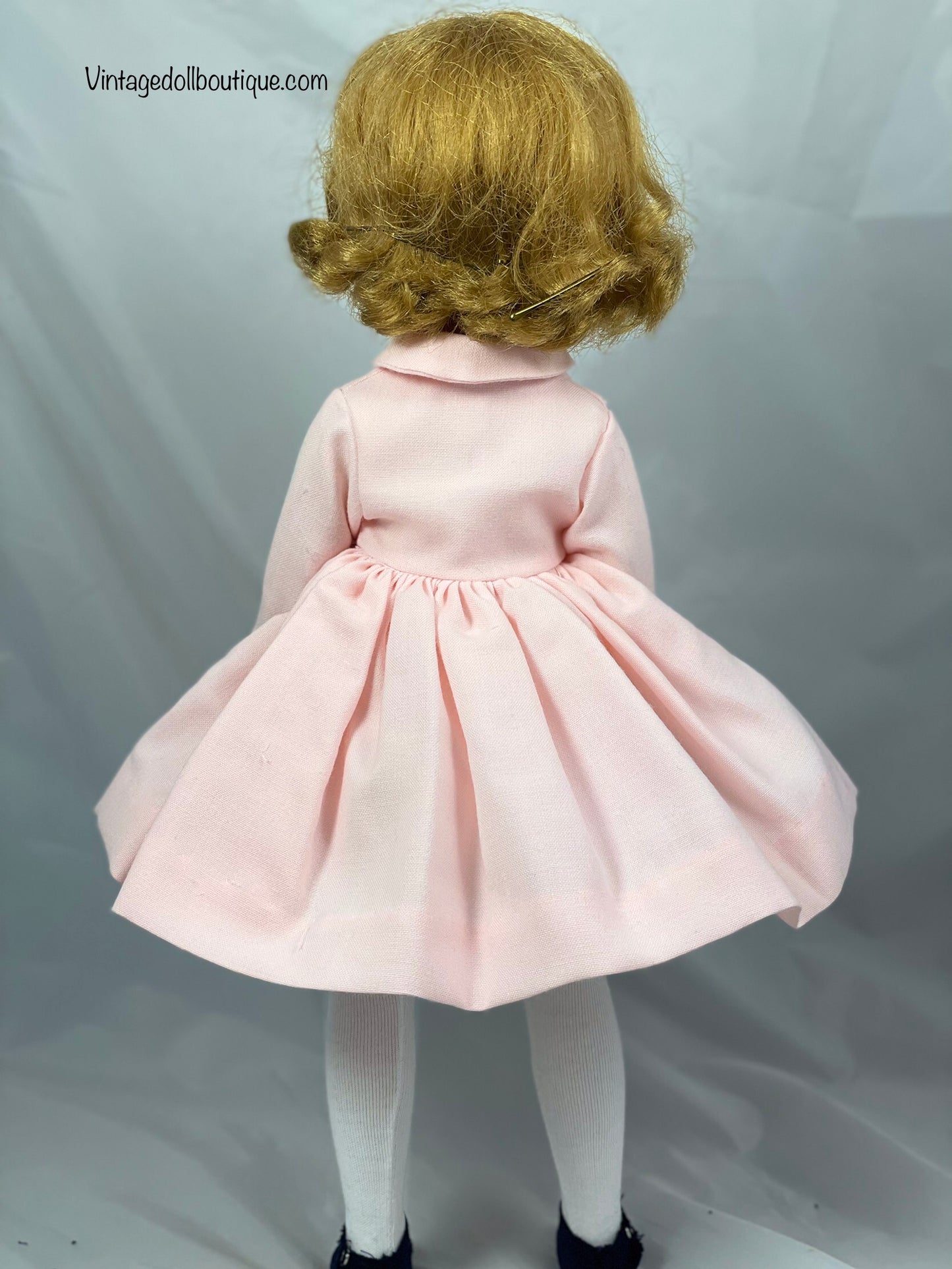 Pink coat for 18” Madame Alexander Doll