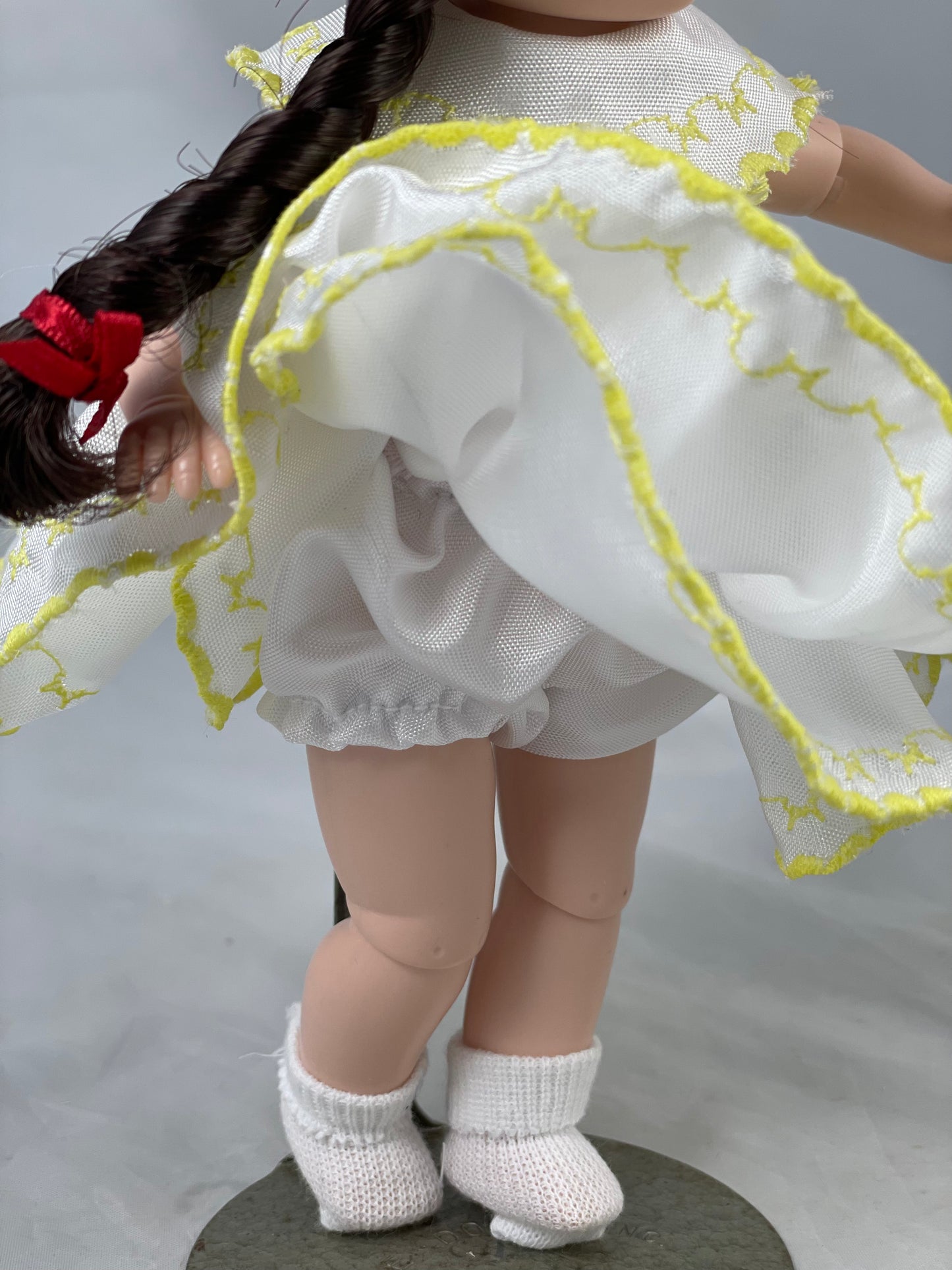 Yellow and white outfit for 8” Alexander-kin