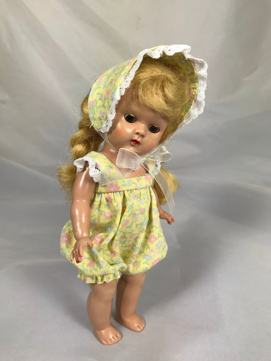 sunsuit and hat for Ginny